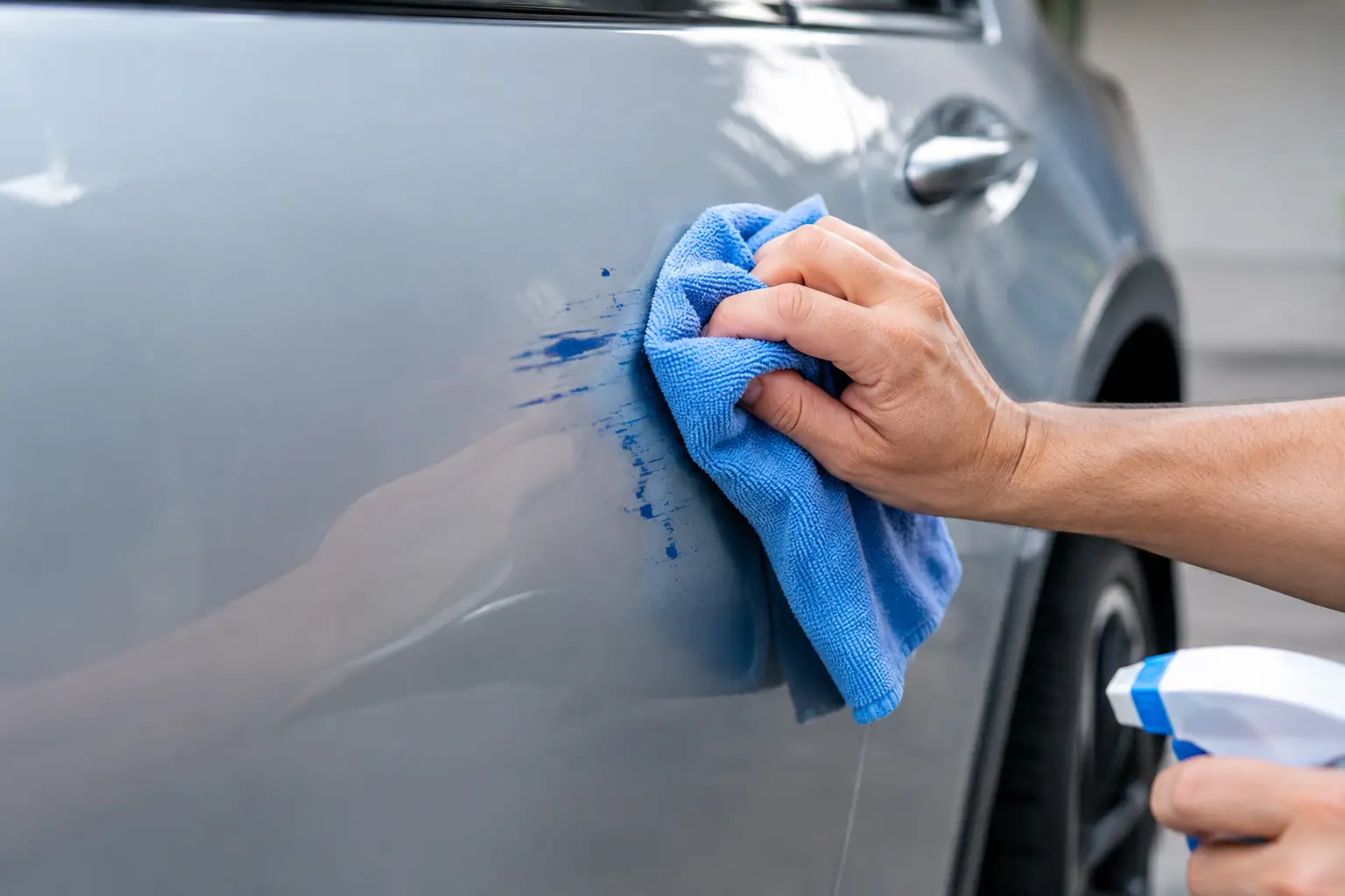 Como remover transferência de tinta do carro